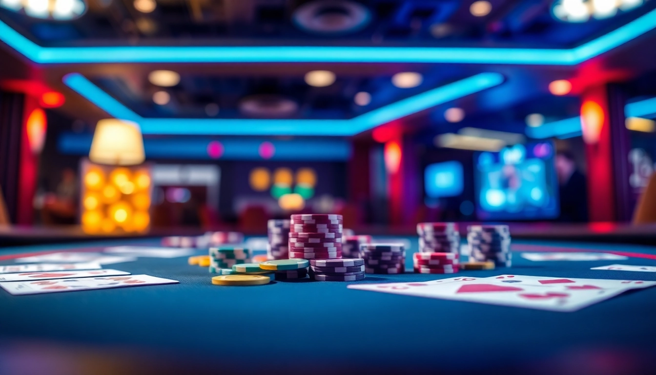 Pokerbros Diamond Union action-filled online poker table with chips and cards for strategic gameplay